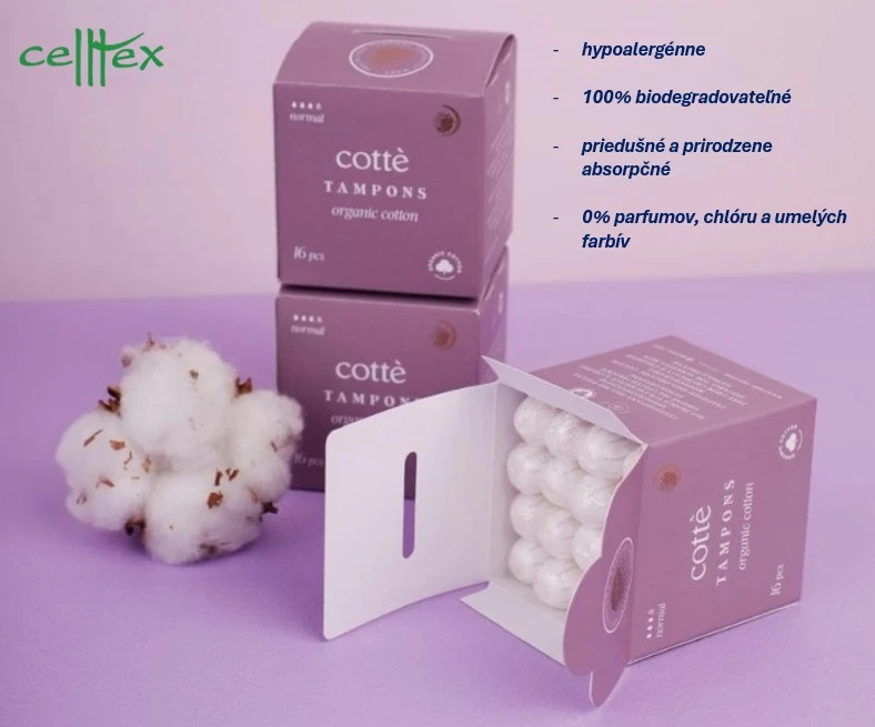 Cottè Tampons – organická bavlna