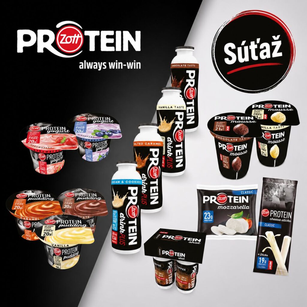 Súťaž o balíček ZOTT Protein 💪🥛