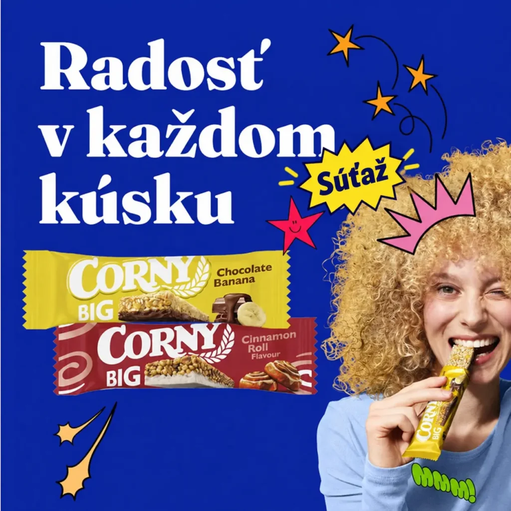 Súťaž o mix CORNY tyčiniek 🌟