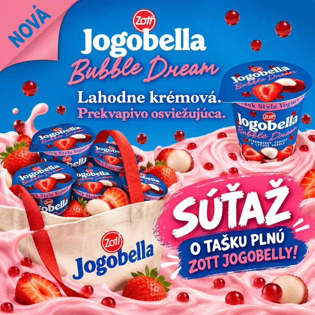 🍓 Súťaž o tašku plnú ZOTT Jogobelly!